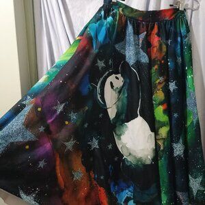 Blackmilk x Lora Zombie Collecting Stardust Midi Skirt - NWT
